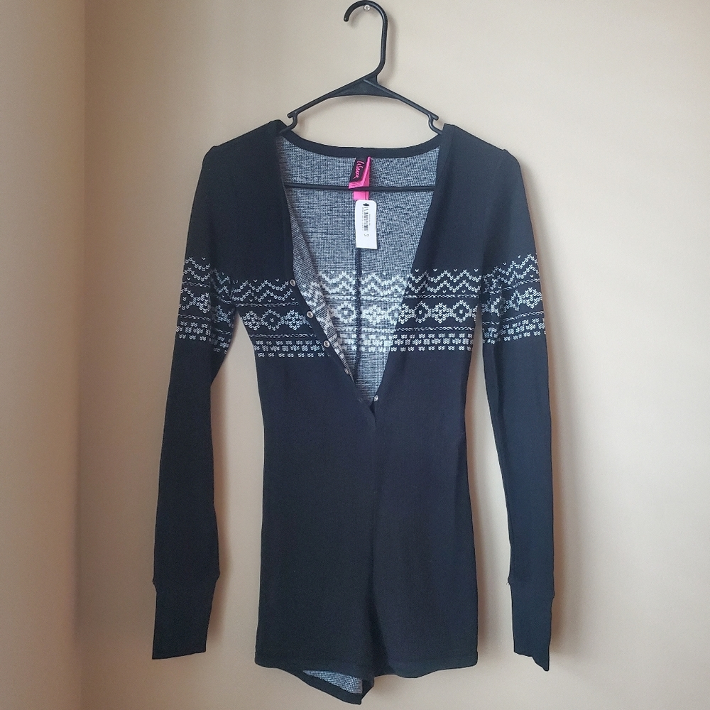 Cozy winter romper